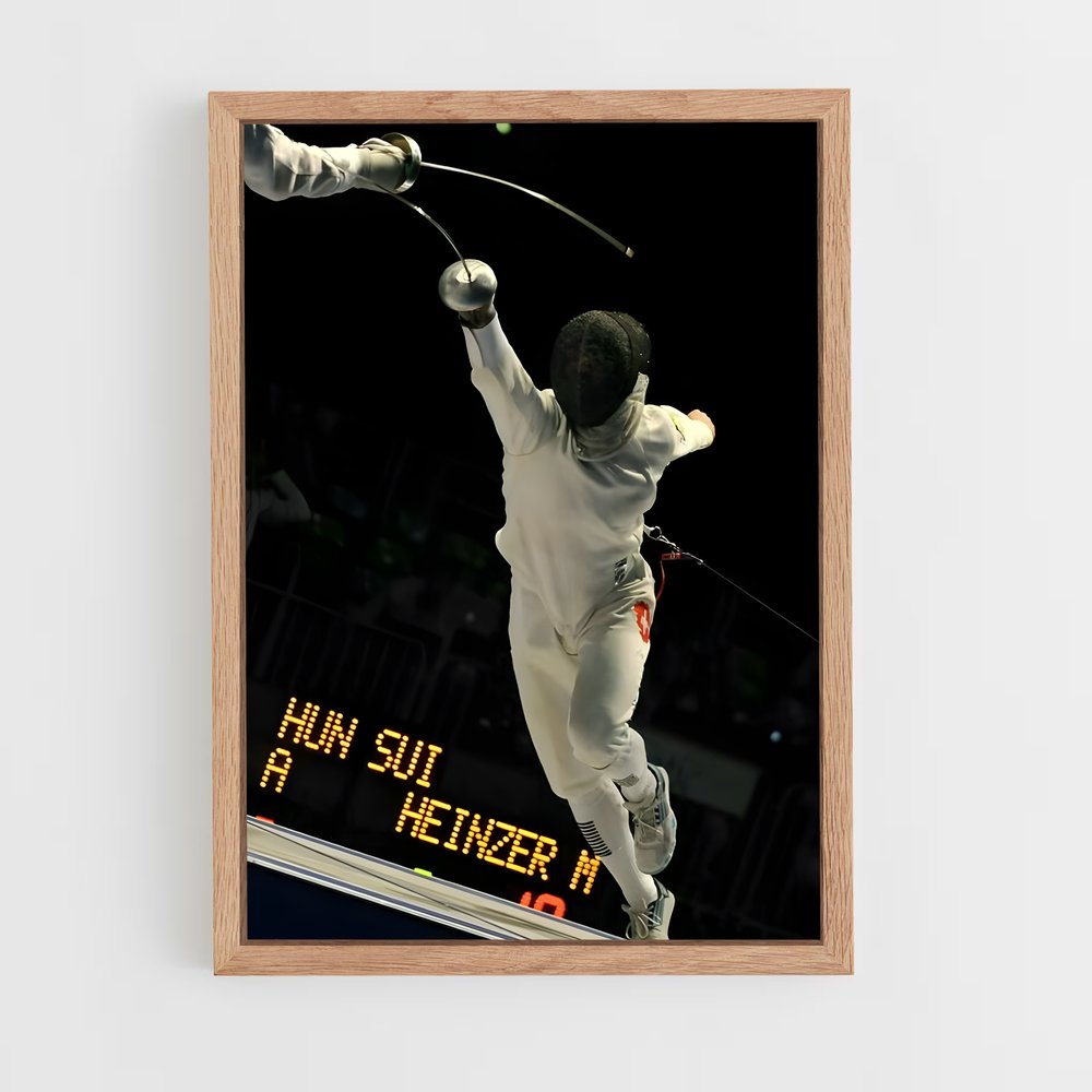 Poster Envol d'Épée – affiche Escrime (vue 4)